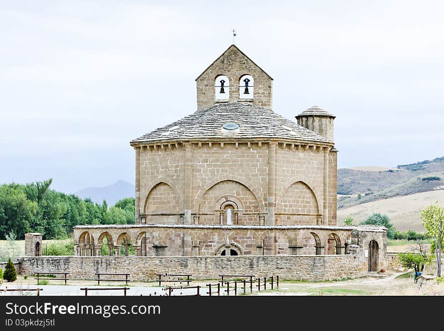 Church of Saint Mary of Eunate on the Road to Santiago de Compostela, Navarre, Spain