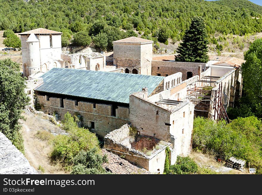 San Pedro de Arlanza Monastery in Castile and Leon, Spain