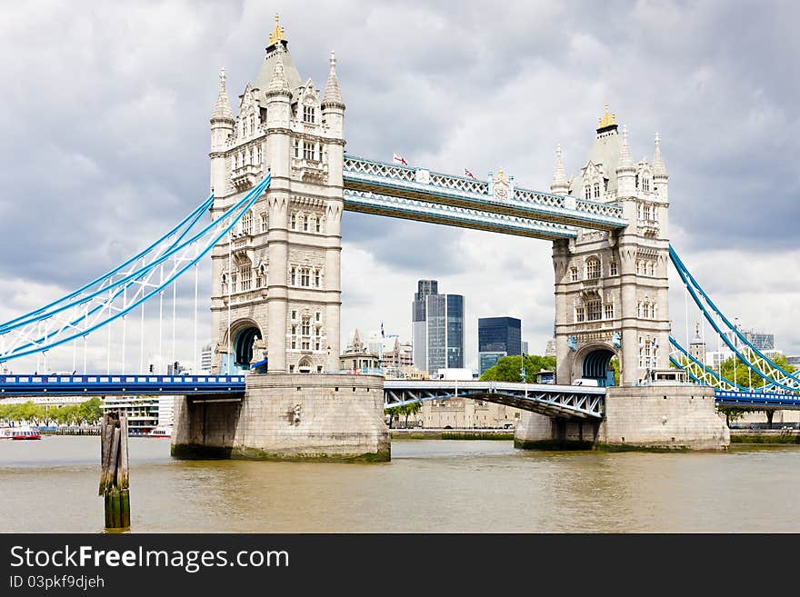 Tower Bridge in London, Great Britain