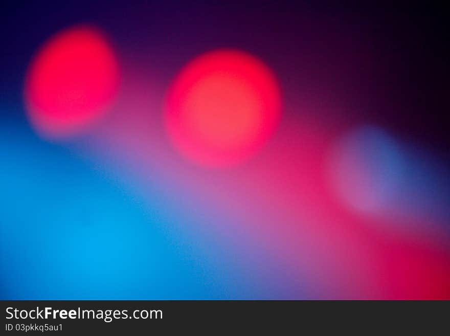 Abstract lights, colorful lights in a concert stage