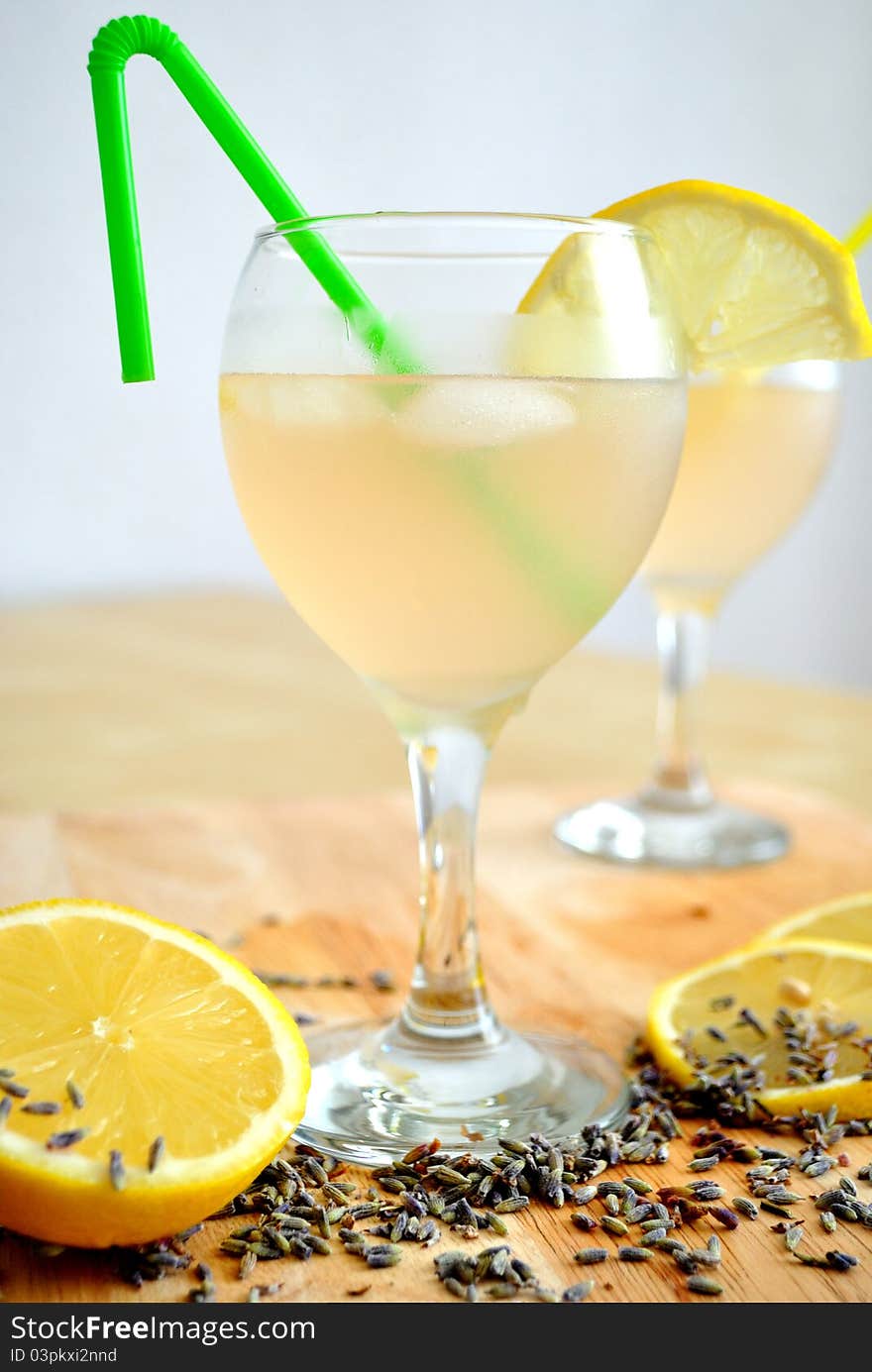 Refreshing lemonade for a hot summer day