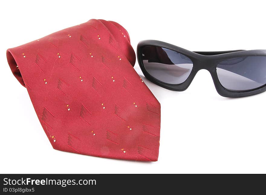 Necktie And Sunglasses