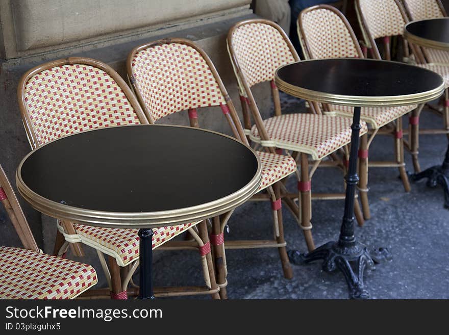 Cafe Tables, Paris