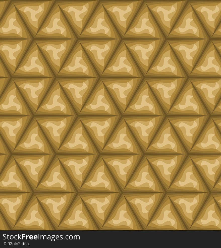 Seamless brown pattern