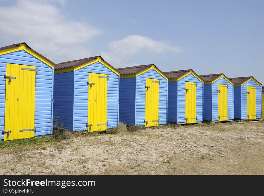 Littlehampton beach huts