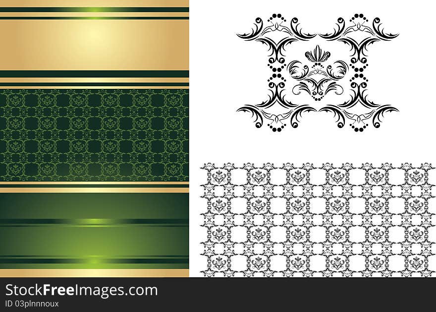 Decorative Background For Holiday Wrapping