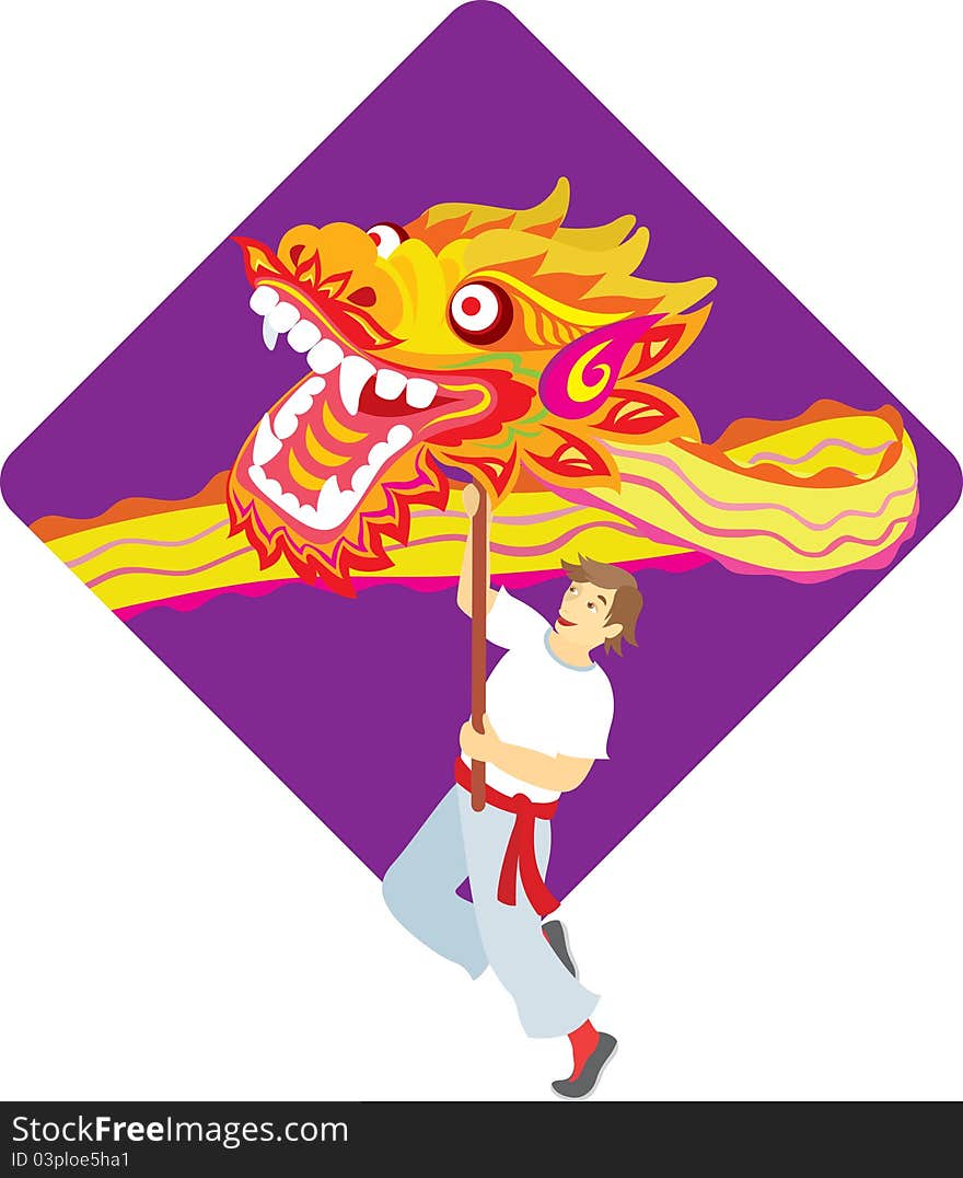 Dragon Dancing show