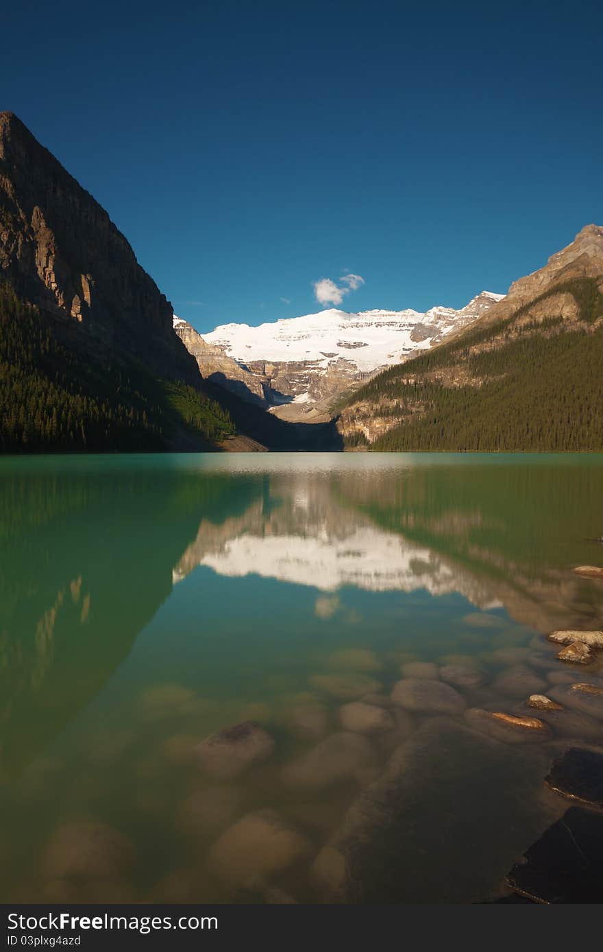 Morning on the Lake Louise