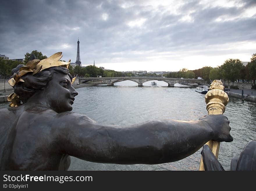 Alexandre III Bridge, Paris, France