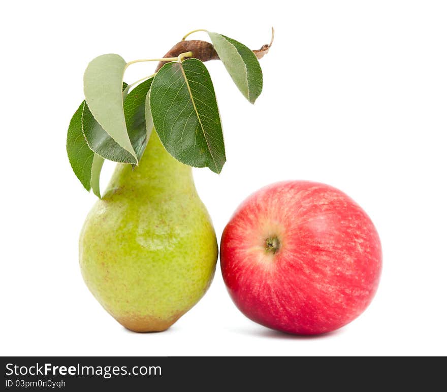 Pear and apple