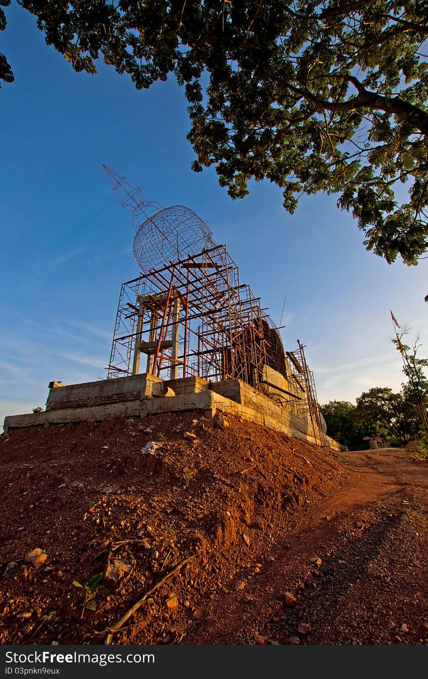 Unfinished Buddha Statue