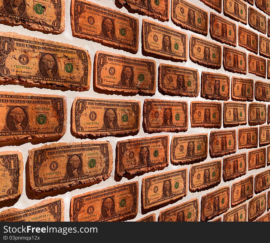 Wall With Dollar