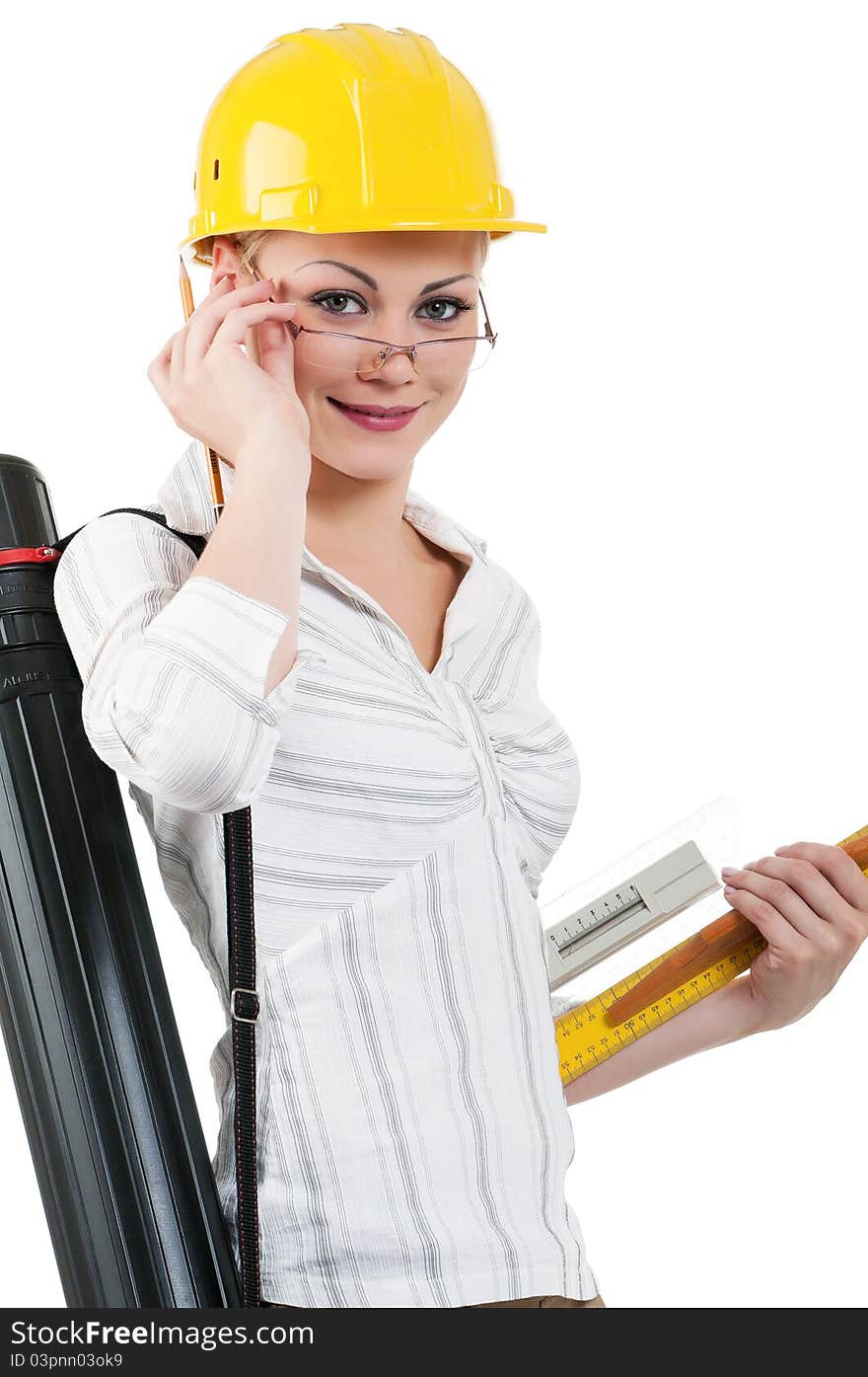 Girl With Hard Hat