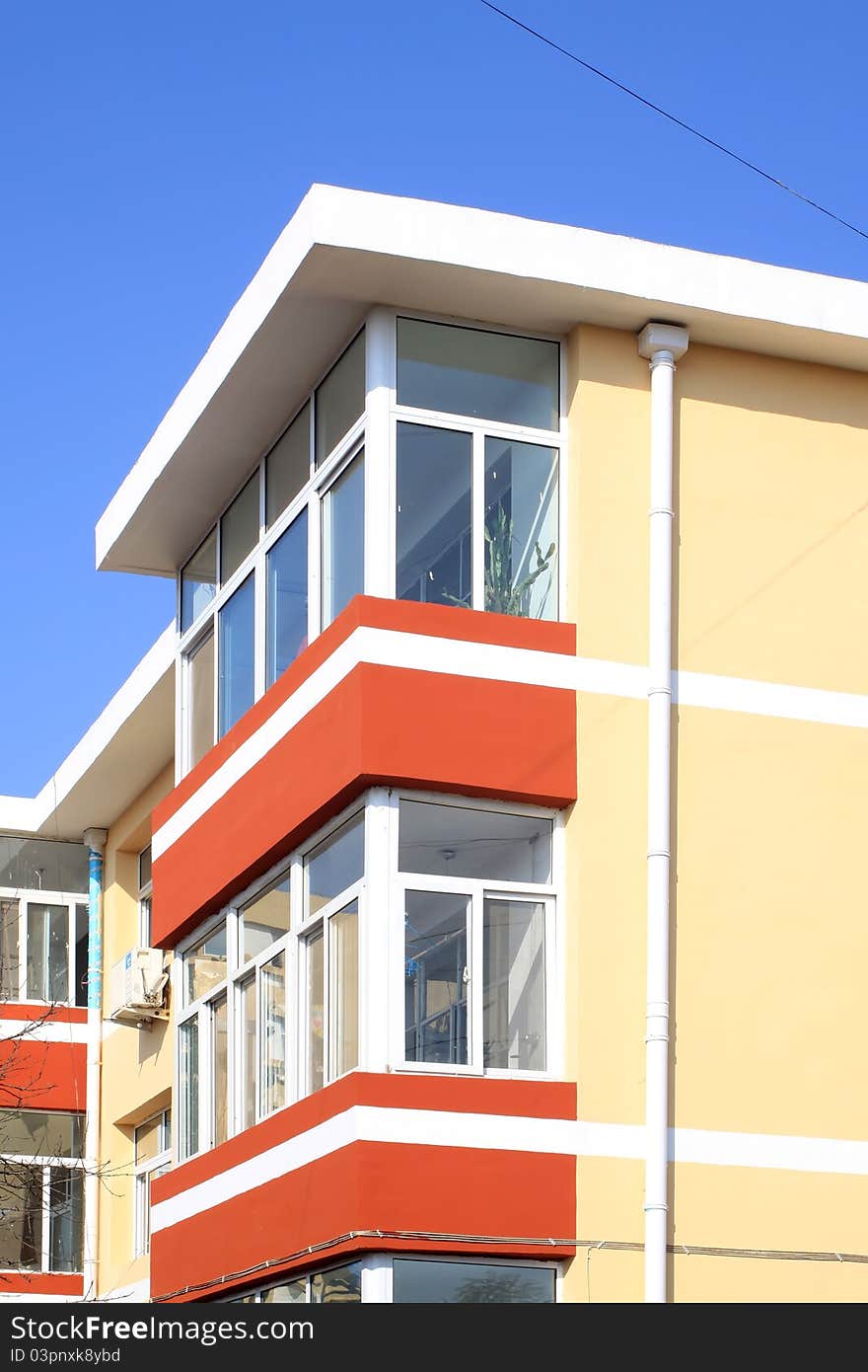 High rise building under the blue sky