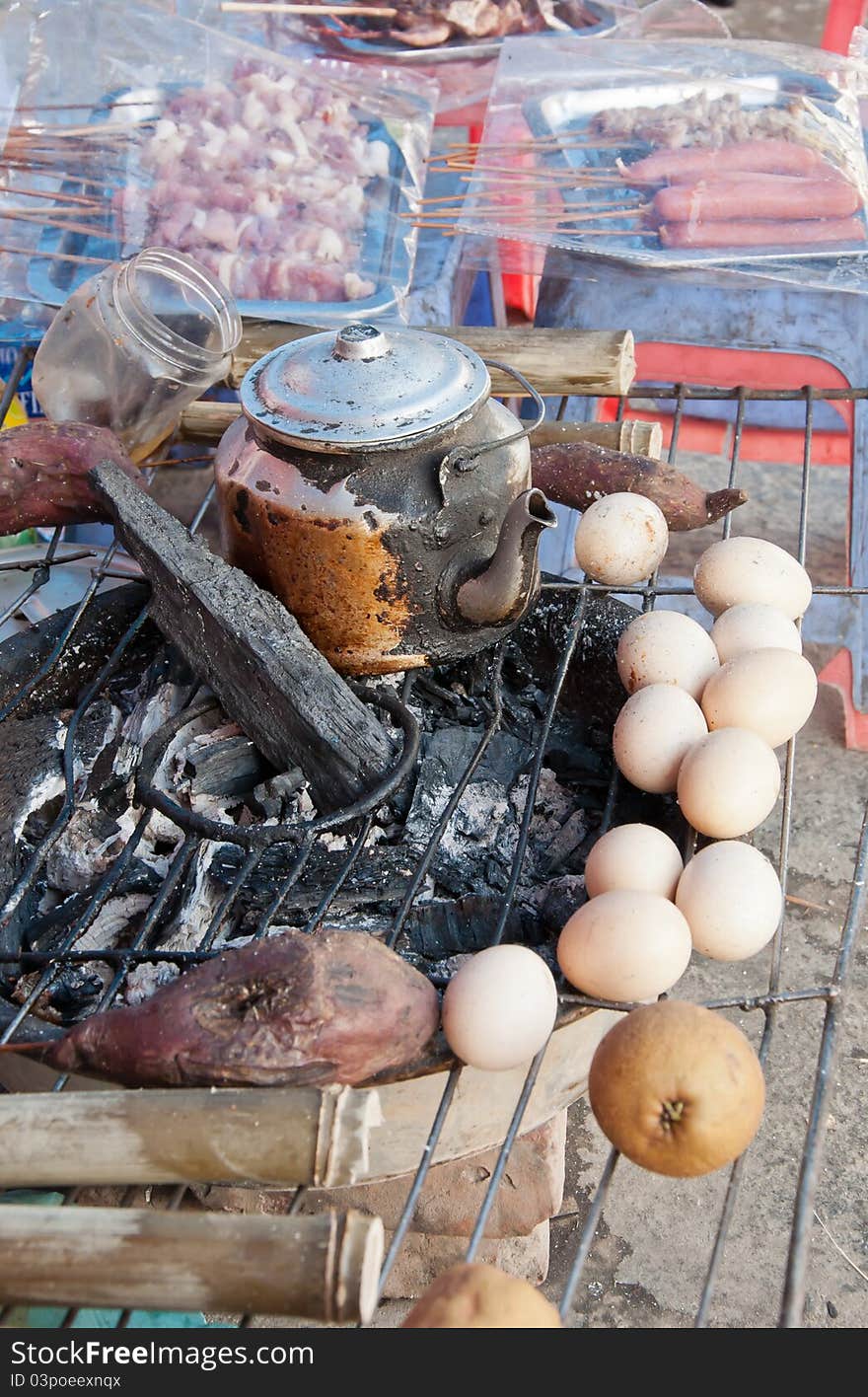 Tea-pot and Food Ingredients