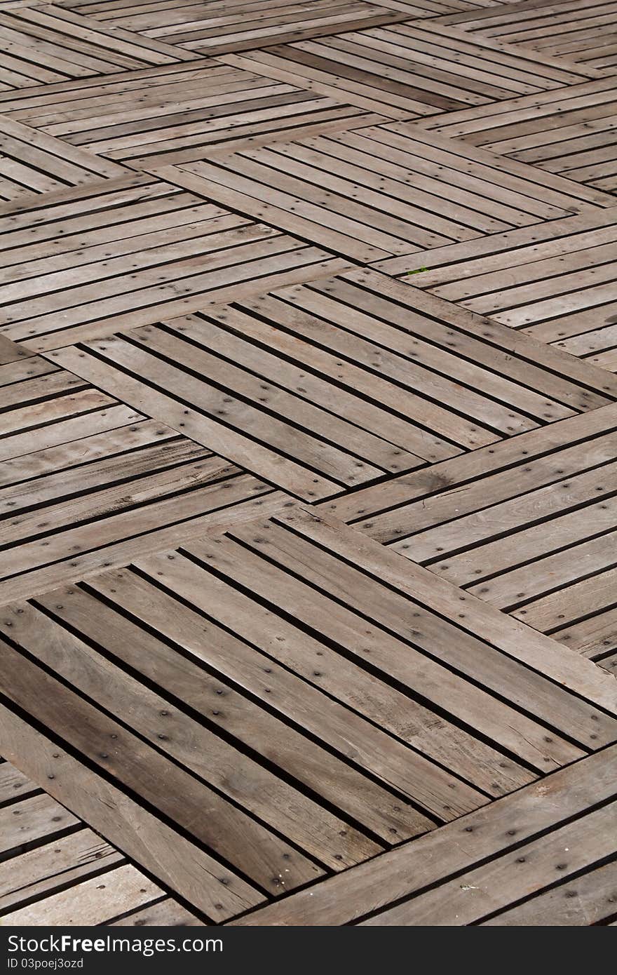 Patterns and textures of a wooden planks