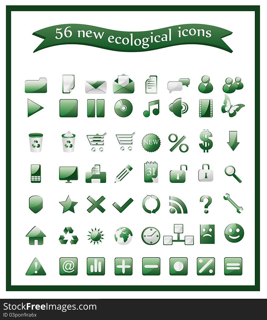 Popular ecological icons