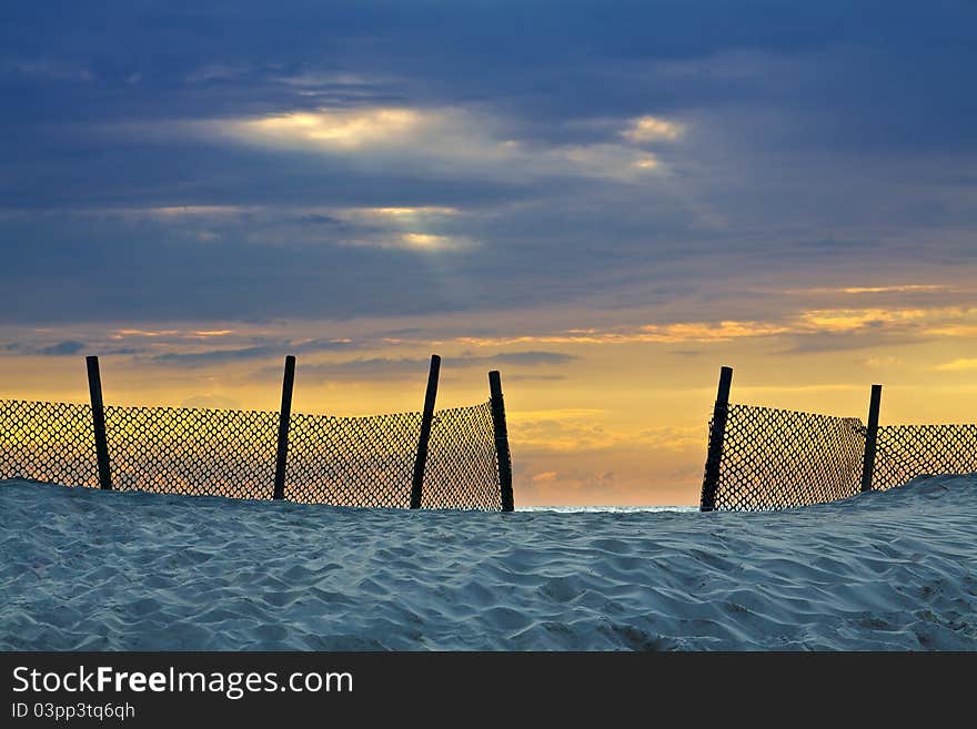 On shore