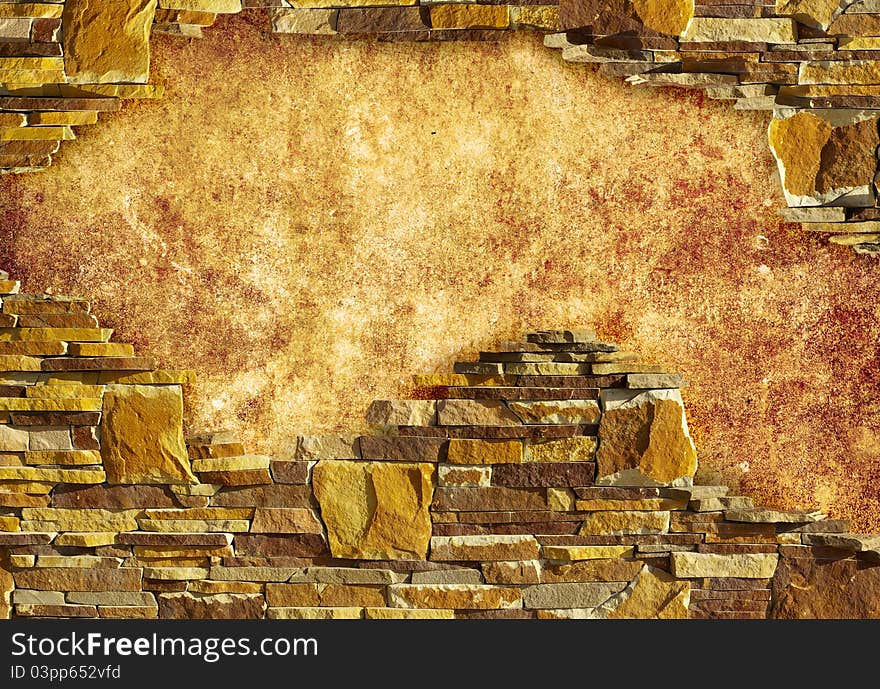 Background with brick