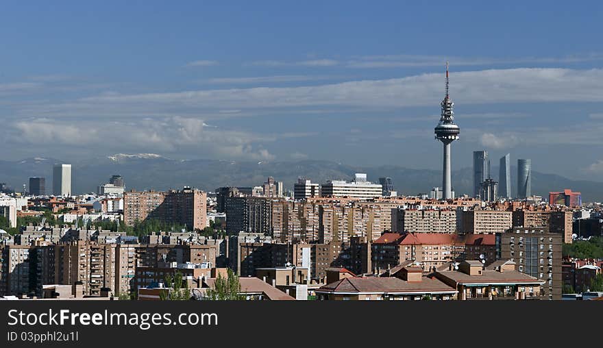 Madrid and towers