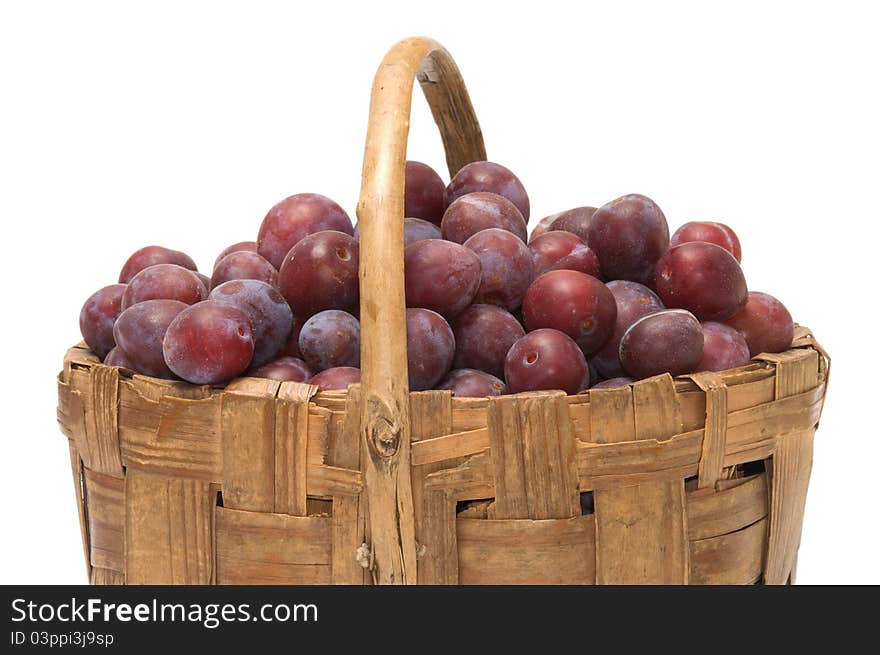 Crop of plums.