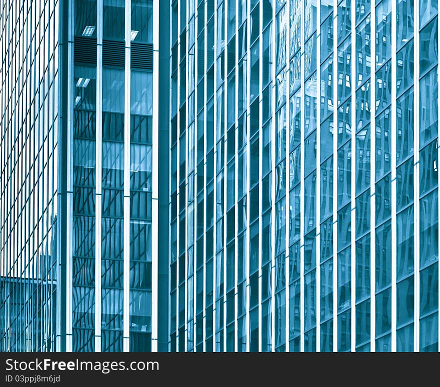 Abstract image of the windows on a modern glass skyscraper. Abstract image of the windows on a modern glass skyscraper