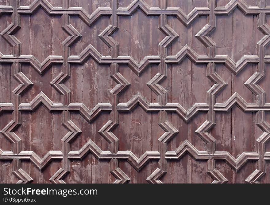 Detail of the roof of the Plaza of Spain in Seville, composed of hexagons handmade wood and ceramics. Detail of the roof of the Plaza of Spain in Seville, composed of hexagons handmade wood and ceramics.