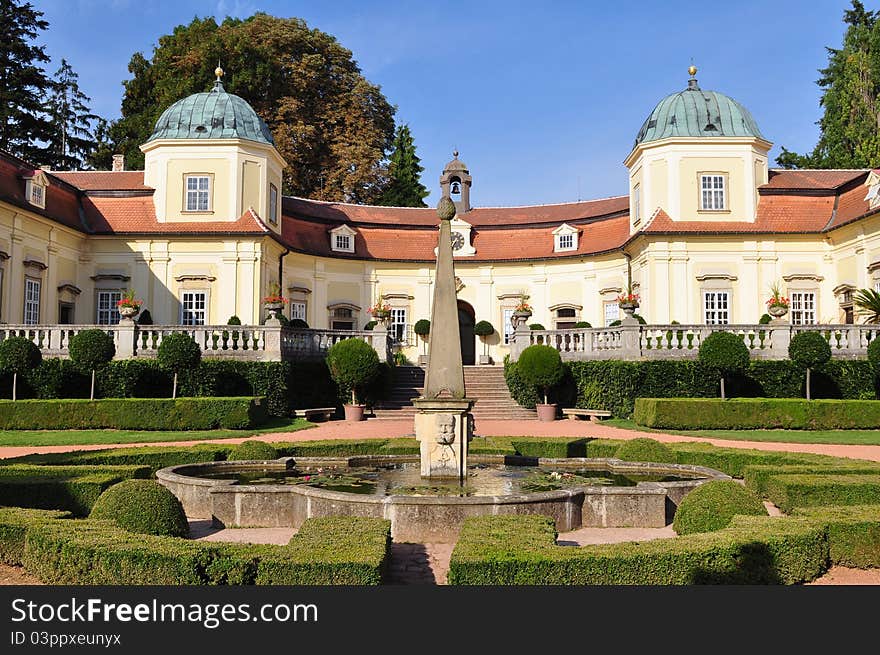 Castle Buchlovice in Czech republic