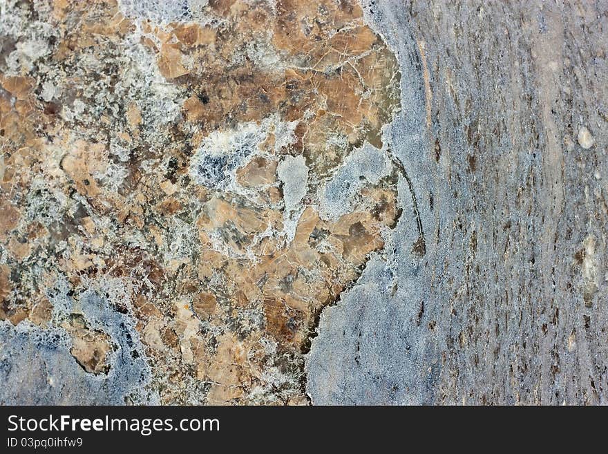 Blue and red granite Texture