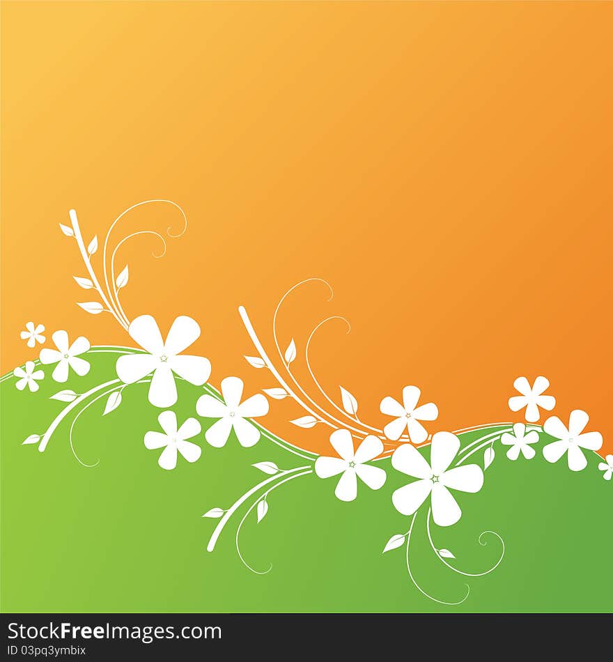 Floral design. Floral vector illustration. Floral design. Floral vector illustration