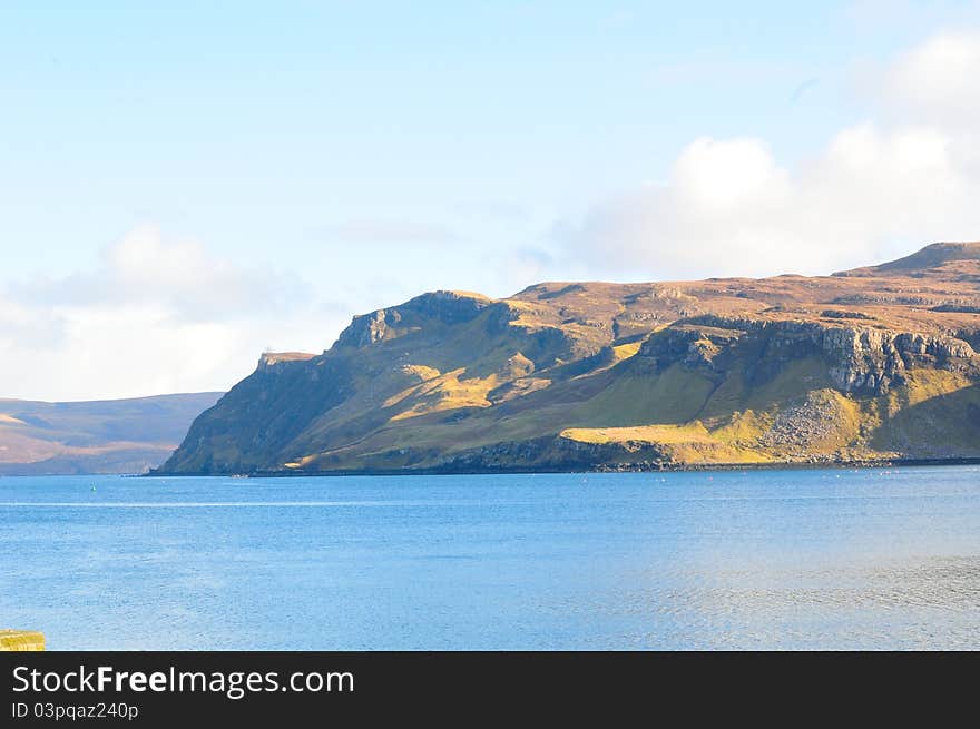 Coastline on the Isle of Skye.