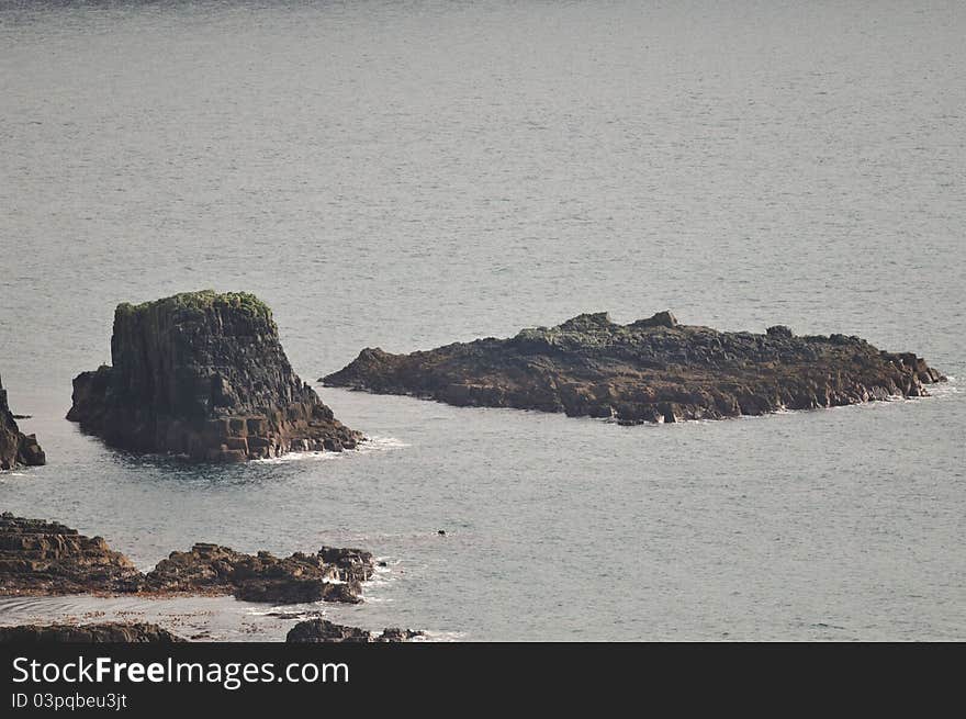 Rugged Rock Formations.