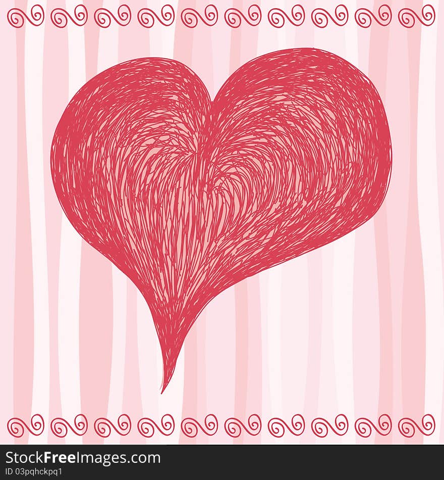 Pink Big Heart