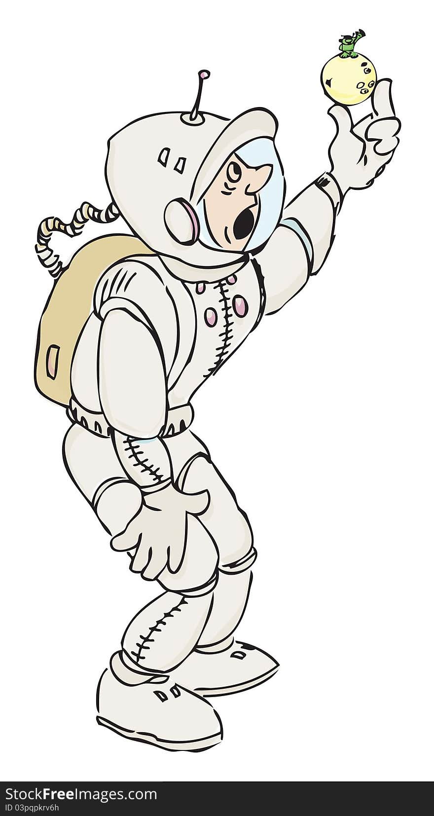 Astronaut in a spacesuit