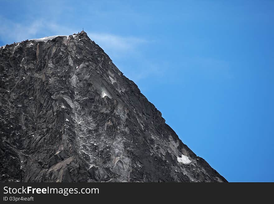 Adamello Peak at 3.539 meters on the sea-level, North of Italy