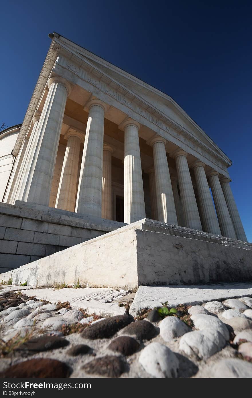 A Christian temple used as church in Italy