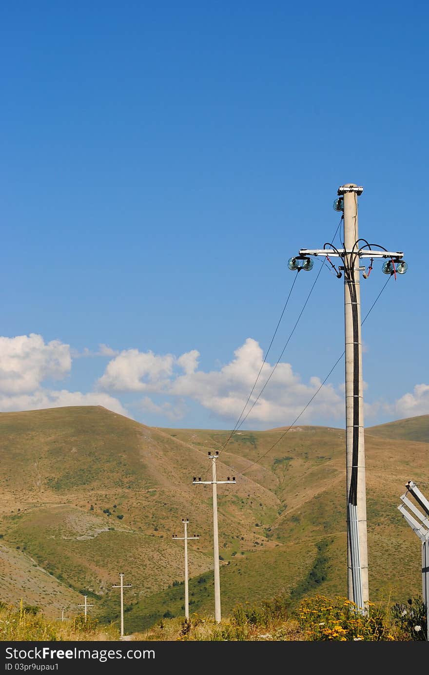 Energy transfer and blue sky