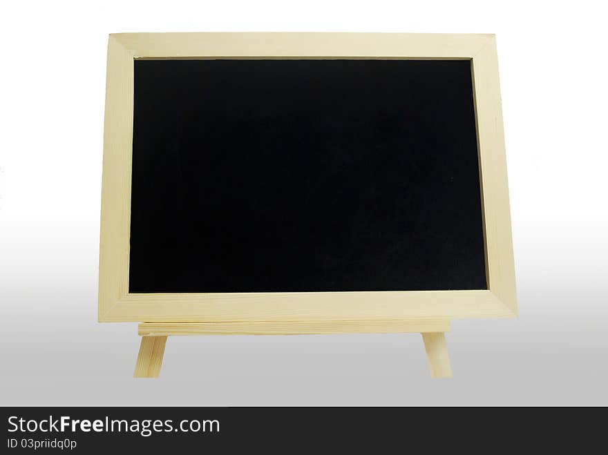 Blank Of Blackborad On Easel