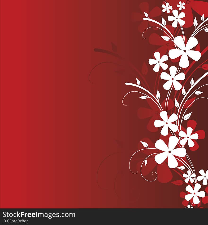 Floral design. Floral vector illustration. Floral design. Floral vector illustration