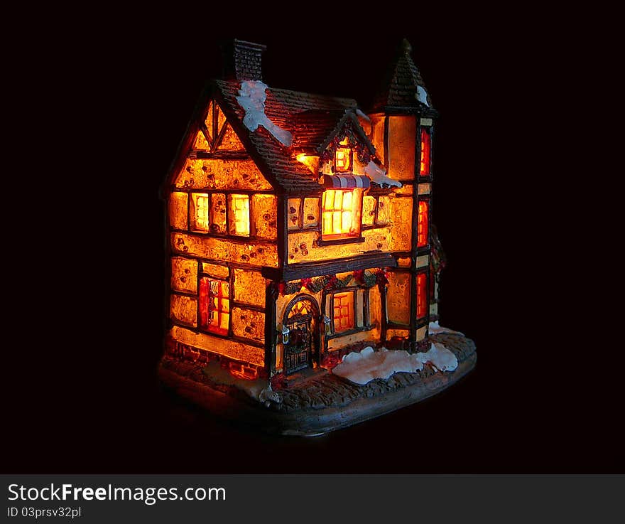 Illuminated House