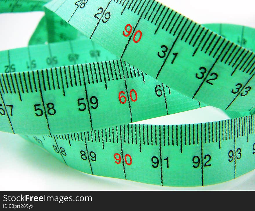 Tape Measure Focus on 90-60-90