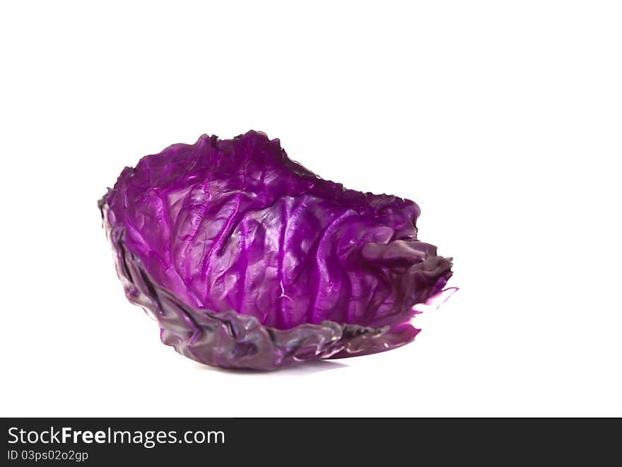 Cleave of purple cabbage.