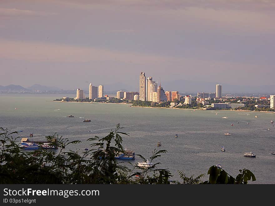 The Bird Eye View Of Pattaya City