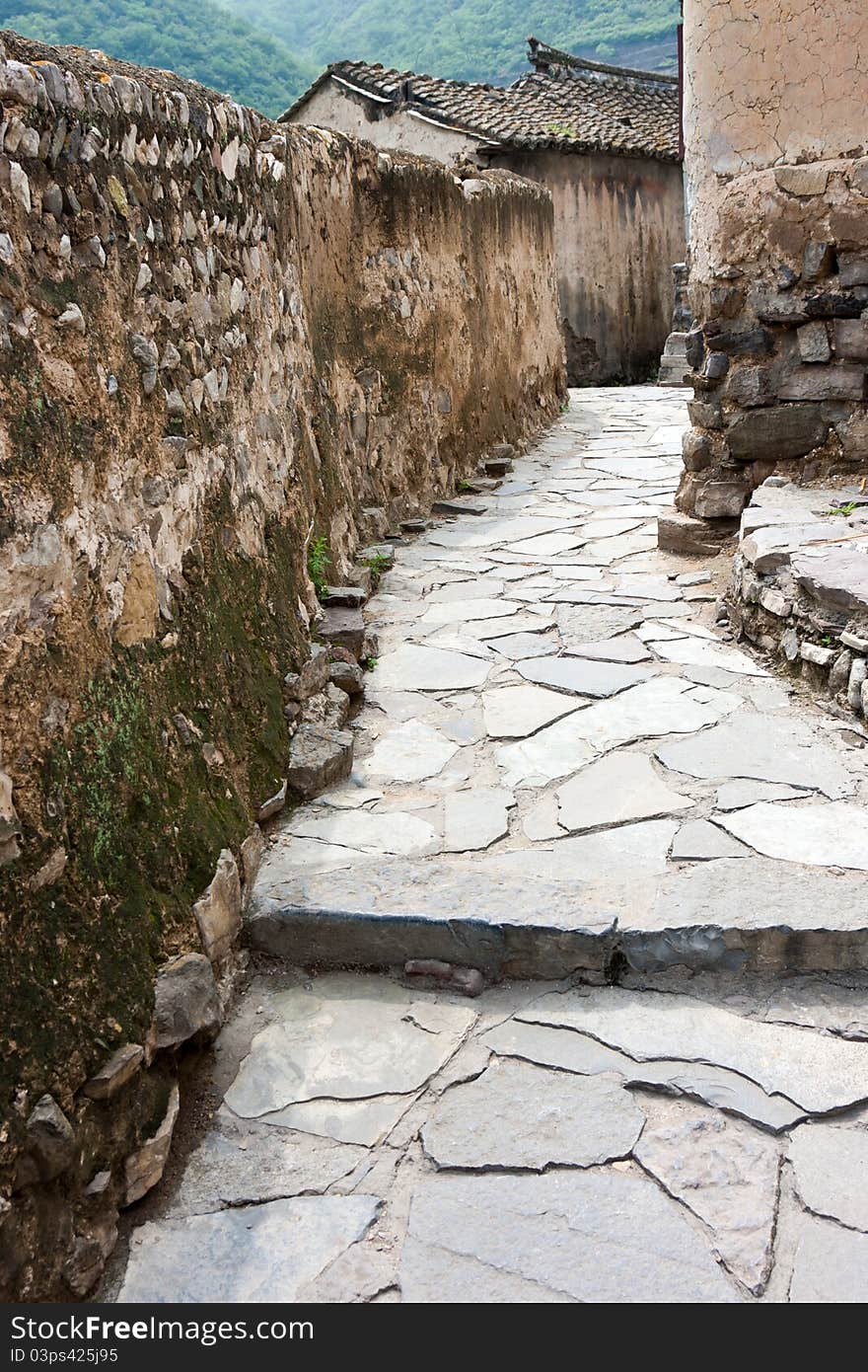 The Old Brick House Of The Ancient Village