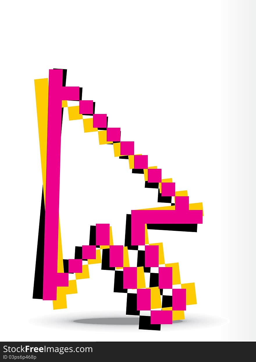 Abstract Cursor Mouse Symble