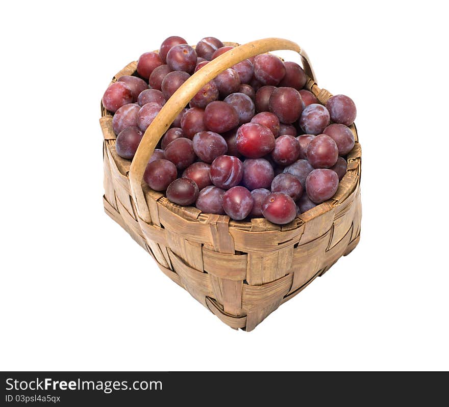 Crop of plums.