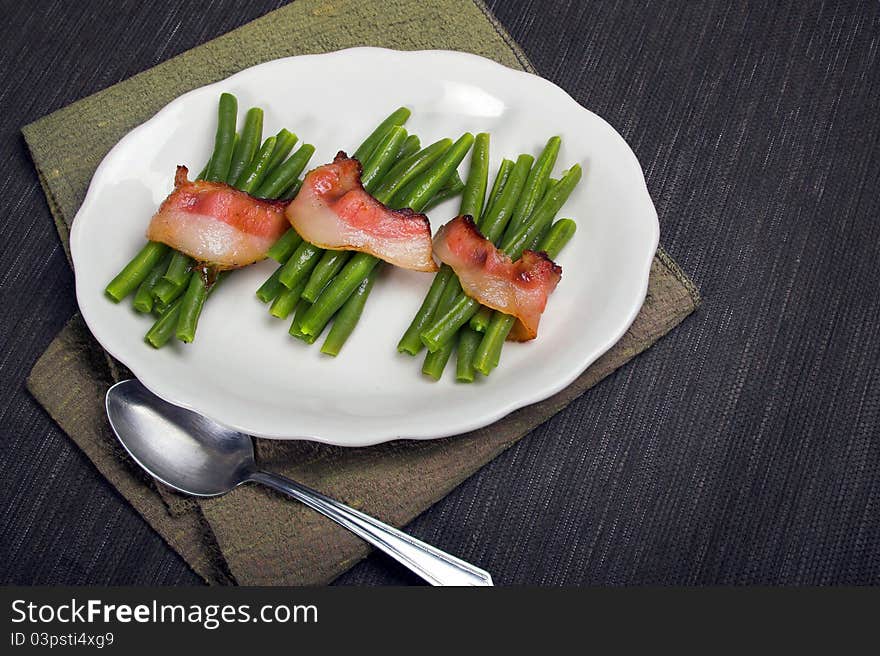 Green Beans Wrapped In Bacon