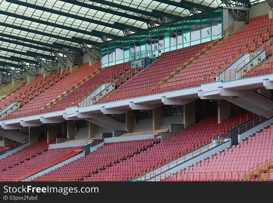 Empty stadium