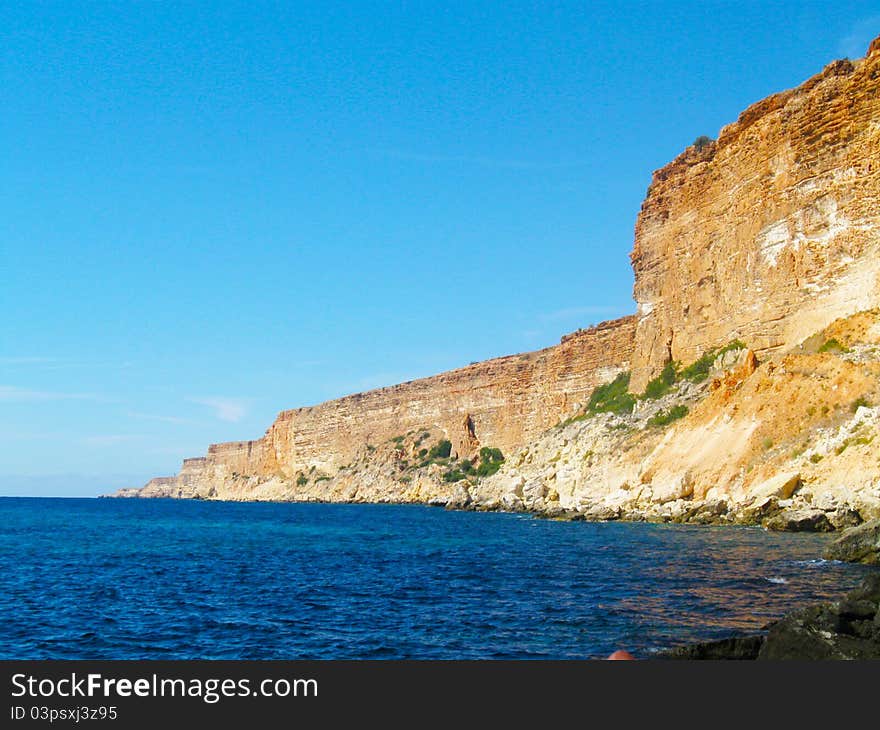 Sea,sky and mountains foto