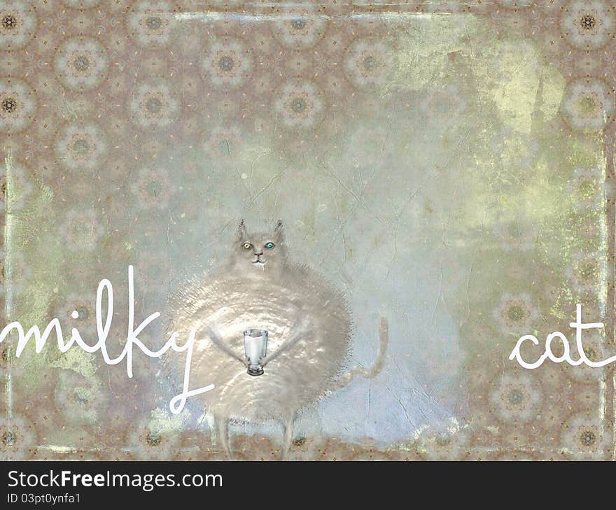 Milky cat